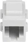 StarTech .com Cat 6 RJ45 Keystone Jack Network Coupler - Netzwerkkoppler - RJ-45 (W) - RJ-45 (W) - CAT 6 - wei&szlig; (C6KEYCOUPLWH)