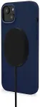 Decoded AntiMicrobial Silicone Backcover iP 14 Plus Navy Peony