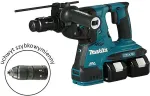 MAKITA Cordless Hammer Drill 2x18V DHR283T2JU 2.9J 2x5.0A