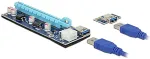 V&otilde;rgukaart DELOCK Riser Karte PCI Express x1 > x16 mit 60 cm USB Kabel