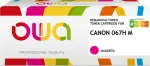 Tooner Armor OWA toner compatible with Canon CRG-067H M, 2350st, red/magenta