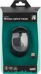 Hiir DELTACO Mouse , wireless, 1200 DPI, black / MS-460