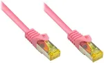 GoodConnections Good Connections Patchkabel m. Cat.7 Rohk. magenta 1m