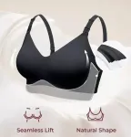Momcozy YN21 Nursing bra, size S Black