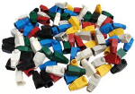 DATACOM RJ45 bubble protection GREY, larger hole (Cat6) 100pcs