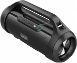 Manta SPK215 Portable Wireless Bluetooth Speaker with USB and TWS, Long-Lasting Battery, Black