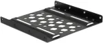 DELOCK Aluminium Einbaurahmen 2.5" zu 3.5" schwarz