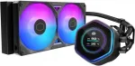 COOLER MASTER MasterLiquid 240 Atmos II LCD ARGB, water cooling system, black
