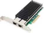Digitus | 10Gbps Dual Port Ethernet Server adapter PCIe X8, Intel X540 BT2 | DN-10163