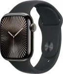 APPLE Watch Series 10 GPS + Cellular 42mm Slate Titanium Case with Black Sport Band - S/M