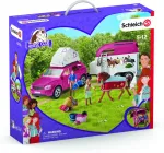 SCHLEICH HORSE CLUB T&ouml;&ouml; autoga ja hobusehaagisega