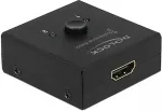 DeLOCK HDMI 2 - 1 Umschalter bidirektional 4K 60 Hz kompakt