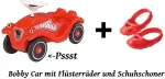 Simba-Dickie BIG Bobby Car Classic red with Whisper Wheels and Shoe Care (800056053)