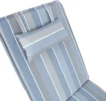 Home4you Lamamistooli kate WICKER hall-beež triip, 100% pol&uuml;ester, kangas 470