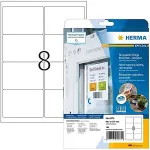 HERMA Special - Weather-proof self-adhesive removable matte labels - wei&szlig; - 99,1 x 67,7 mm 160 Etikett(en) (20 Bogen x 8) (4575)