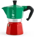 Kohvimasin BIALETTI Moka Express Itaalia 6TZ (300 ml) Green-Red