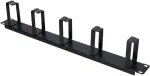 Extralink Kabel Organizer, 1U Schwarz