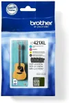 Tooner Brother LC421XLVAL Ink Cartridge Multipack | Brother Brother LC | LC421XLVAL | Brother LC421XL - 4-pack - XL - black, yellow, cyan, magenta - original - ink cartridge | Ink cartridge | Black, yellow, cyan, magenta