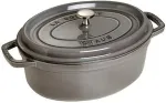 Zwilling STAUB Oval cast iron pot 3.2l graphite