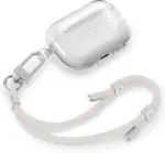 Spigen Kaelapael Crossbody Strap + k&auml;epael + kinnitusaas telefoni&uuml;mbrisele, p&auml;rlvalge,