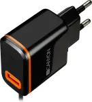 Canyon CNE-CHA042BO mobile device charger Universal Black, Orange AC Auto