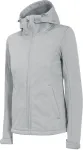 4F Women's softshell jacket cool light grey melange H4Z22 SFD350 27M