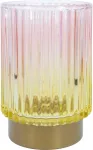 Home4you LED-k&uuml;&uuml;nal WINGS AMBER D8,5xH13cm roosa/kollane, taimer 6h