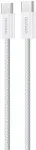 Dudao L6C USB-C to USB-C 60W PD 2m hvid