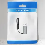 VENTION USB 3.0 Male to USB-C Female Adapter Gray Aluminum Alloy Type