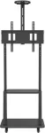 TECHly Mobile TV stand 32-70 inches 60kg with a shelf