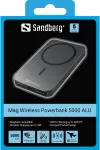SANDBERG Mag Wireless Powerbank 5000 ALU