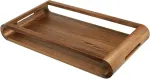 Artelegno VASD Dwustronna taca z drewna orzechowego 27 x 49 cm