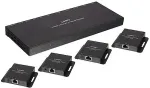 Lindy Extender & Splitter HDMI & IR Cat6 Loop Out 4 Port 50m