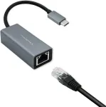 QOLTEC USB C to RJ45 Ethernet 1000Mps,aluminium housi