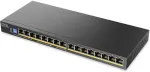 Zyxel 16xGb unmanaged switch GS1100-16EPS PoE+