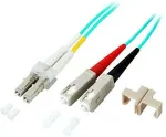 EFB-Elektronik Duplex Jumper LC-SC 50/125&micro;, OM3, LSZH, aqua, 2.0mm, 3m Hersteller: EFB Elektronik (O0314.3)