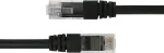 DELTACO Tinklo kabelis U/UTP Cat6, 10m, juodas / TP-610S-K / 00210002