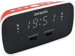 AIWA CRU-19RD alarm clock Digital alarm clock Red