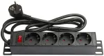 Alcasa Good Connections 19" PDU Steckdosenleiste 4-fach