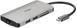 D-Link 8-in-1 USB-C Hub with HDMI/Ethernet/Card Reader/Power Delivery