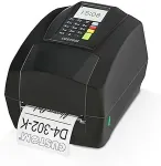 CUSTOM LABEL PRINTER D4 302-K DISPLAY AND KEYBOARD USB RS232 BLACK