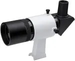 Sky-Watcher Skywatcher 9x50 finder scope with angle attachment straight 90 (black)