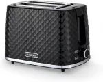 ELDOM TO280C Toaster TOSTI, bun rack, defrost system, black