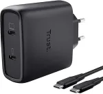 Trust MAXO 65W 2P USB-C GAN CHARGER BLK