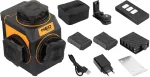 NEO TOOLS Laser 3D, 12 linii, zielony, etui, magnetyczny uchwyt
