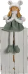 Home4you Dekoratsioon FUN ELLI H40cm, t&uuml;druk, roheline