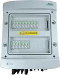 EMITER Switchgear attached DC hermetic IP65 EMITTER with Noark 1000V type 2 DC surge arrester, 5x PV string, 5x MPPT