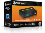 TRENDnet Switch 8 Port Gbit PoE+ 61W Metall