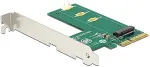 V&otilde;rgukaart DELOCK PCI Express x4 Karte > 1 x intern NVMe M.2 Key M - Querformat