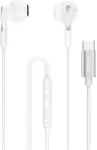 Dudao X3Pro in-ear headphones USB-C 1.2m white